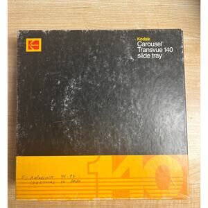 Vintage Kodak Carousel Transvue 140 Slide Tray in Box